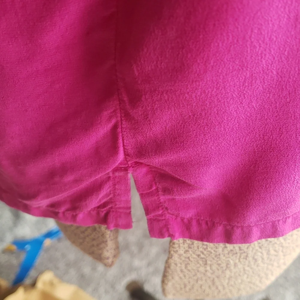 Casual Corner Silk Pink Sleeveless Tank Top, Sz L - Picture 4 of 10